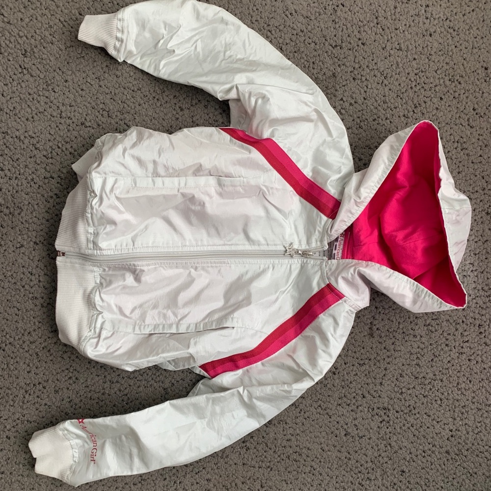 American Girl windbreaker, girls size xs